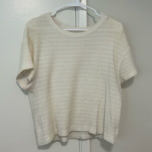 Madewell White Sweater Top